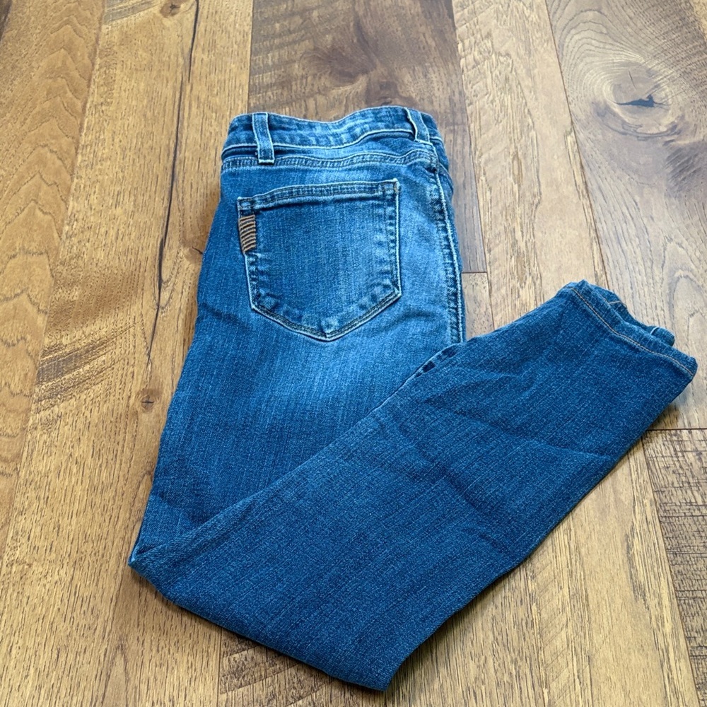 Paige Woman’s Hoxton Ultra Skinny Blue Cropped Jeans Size 25